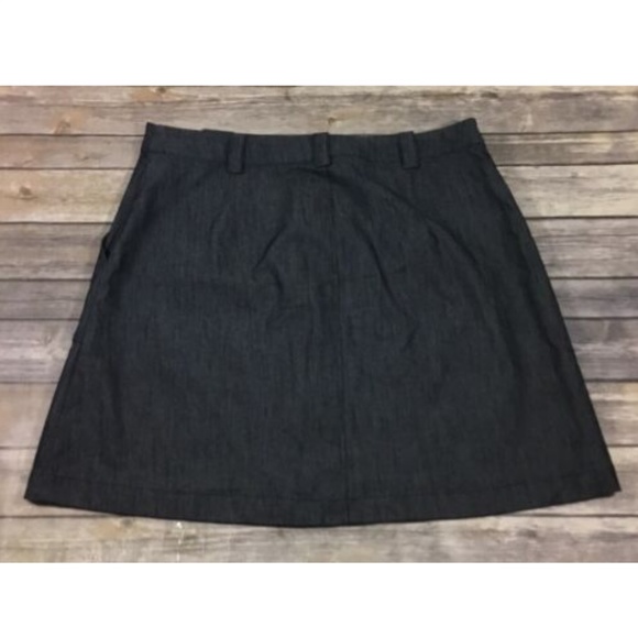 7th Avenue NY & Co Womens Snap Up Denim Skirt M12 - Picture 4 of 8